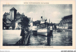 ACZP3-74-0218 - ANNECY - Le Port Et Le Château Des Ducs De Savoie - Annecy