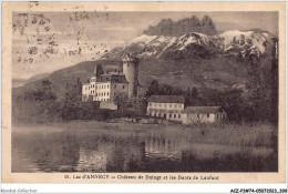 ACZP3-74-0202 - Lac D'ANNECY - Château De Duingt Et Les Dents De Lanfont - Annecy