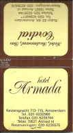 POCHETTE ALLUMETTES HOTELS CORDIAL ET ARMADA AMSTERDAM - Matchboxes