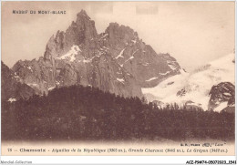 ACZP9-74-0775 - CHAMONIX - Aiguilles De La République - Grands Charmoz - Le Grépon - Chamonix-Mont-Blanc