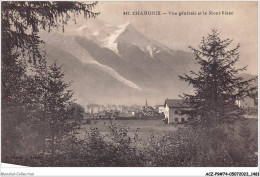 ACZP9-74-0745 - CHAMONIX - Vue Générale Et Le Mont-blanc - Chamonix-Mont-Blanc