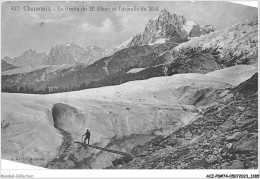 ACZP8-74-0697 - CHAMONIX - La Grotte Du Mont Blanc Et L'aiguille Du Midi - Chamonix-Mont-Blanc