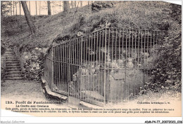 ADMP4-77-0292 - FORET DE FONTAINEBLEAU - La Grotte Aux Cristaux  - Fontainebleau