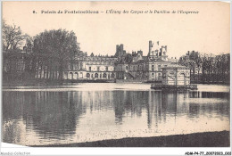 ADMP4-77-0285 - PALAIS DE FONTAINEBLEAU - L'étang Des Carpes Et Le Pavillon De L'empereur  - Fontainebleau