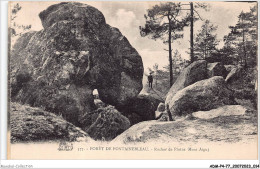 ADMP4-77-0281 - FORET DE FONTAINEBLEAU - Rocher De Plutus Mont-aigu  - Fontainebleau