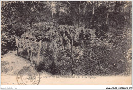 ADMP3-77-0256 - FORET DE FONTAINEBLEAU - La Roche Eponge  - Fontainebleau