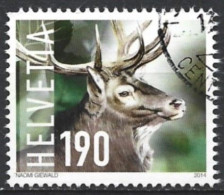 Switzerland 2014. Scott #1535 (U) Wildlife, Red Deer - Used Stamps