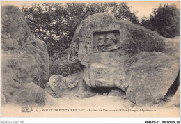 ADMP9-77-0778 - FORET DE FONTAINEBLEAU - Rocher De Rousseau Et Millet - Gorges D'apremont  - Fontainebleau