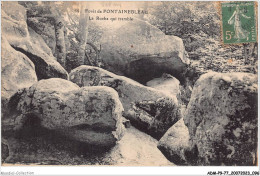 ADMP9-77-0769 - FORET DE FONTAINEBLEAU - La Roche Qui Tremble  - Fontainebleau