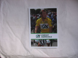 Cyclisme  -  Carte Postale Thor Hushovd - Ciclismo