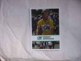 Cyclisme  -  Carte Postale Thor Hushovd - Wielrennen