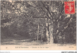 ADMP9-77-0734 - FORET DE FONTAINEBLEAU - Carrefour Du Nid De L'aigle  - Fontainebleau