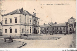 ADRP8-77-0687 - COULOMMIERS - Hôtel De Ville Et Postes - Coulommiers