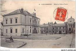 ADRP8-77-0682 - COULOMMIERS - Hôtel De Ville Et Postes - Coulommiers