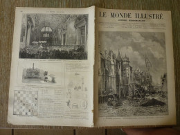 Le Monde Illustré Avril 1878 Exposition Universelle Section Etrangère Merveilles De L'Acoustique - Riviste - Ante 1900