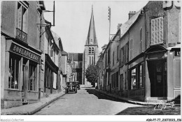 ADRP7-77-0663 - CHAUMES-EN-BRIE - Rue Foix Et église - Melun