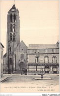 ADRP7-77-0642 - CHATEAU-LANDON - L'église Et La Place Belfort - Chateau Landon