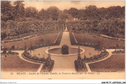 ADRP5-77-0459 - MEAUX - Jardin De L'ancien Evêché - Le Parterre Dessiné Par Le Nôtre - Meaux