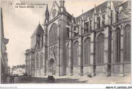 ADRP4-77-0338 - MEAUX - La Cathédrale - La Façade Latérale - Meaux