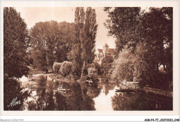 ADRP4-77-0325 - MONTIGNY-SUR-LOING - Le Loing Et L'église - Fontainebleau