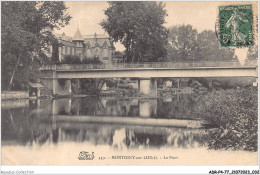 ADRP4-77-0317 - MONTIGNY-SUR-LOING - Le Pont - Fontainebleau