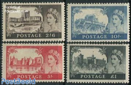 Great Britain 1959 Definitives 4v, De La Rue Prints, Mint NH - Nuevos