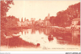 ADRP3-77-0256 - MORET-SUR-LOING - Le Loing Et La Ville - Moret Sur Loing