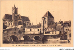 ADRP3-77-0216 - MORET-SUR-LOING - Le Pont Sur Le Loing Et La Poterne - Moret Sur Loing