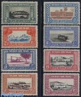 Sudan 1950 Landscapes 8v, Mint NH, Transport - Ships And Boats - Art - Bridges And Tunnels - Bateaux