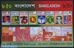 Bangladesh 2008 Stamps Day S/s, Mint NH, Stamp Day - Stamps On Stamps - Dag Van De Postzegel