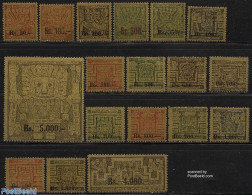 Bolivia 1960 Definitives 18v, Mint NH - Bolivië
