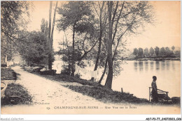 ADTP3-77-0204 - CHAMPAGNE-SUR-SEINE - Une Vue Sur La Seine  - Champagne Sur Seine