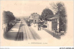 ADTP3-77-0199 - FONTAINEBLEAU - La Gare - Fontainebleau