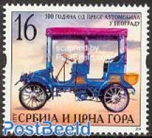 Serbia/Montenegro 2003 Automobile (NW) 1v, Mint NH, Transport - Automobiles - Voitures