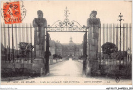 ADTP2-77-0130 - Env De MELUN - Grille Du Château De Vaux-le-vicomte - Entrée Principale  - Melun