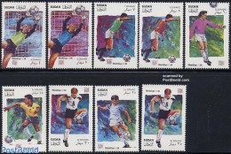 Sudan 1995 Football Games USA 9v, Mint NH, Sport - Football - Soudan (1954-...)