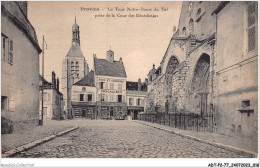 ADTP2-77-0098 - PROVINS - La Tour Notre-dame Du Val Prise De La Cour Des Bénédictins  - Provins