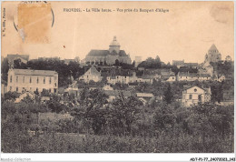 ADTP1-77-0072 - PROVINS - La Ville Haute - Vue Prise Du Rempart D'aligre  - Provins