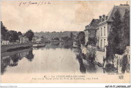 ADTP1-77-0055 - LA FERTE-SOUS-JOUARRE - Vue Sur La Marne Prise Du Pont Du Faubourg Vers L'aval  - La Ferte Sous Jouarre