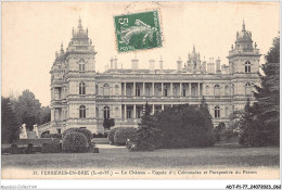 ADTP1-77-0032 - FERRIERES-EN-BRIE - Le Château - Façade Des Colonnades Et Perspective Du Perron  - Torcy