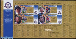 Palau 2004 FIFA Centenary 4v M/s, Diego Maradonna, Mint NH, Sport - Football - Other & Unclassified