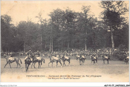 ADTP1-77-0003 - FONTAINEBLEAU - Carrousel Donné En L'honneur Du Roi D'espagne - Les écuyers De L'école De Saumur  - Fontainebleau