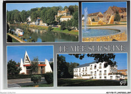 ADTP10-77-0849 - LE MEE-SUR-SEINE - Les Bords De Seine - Le Square Et La Ferme Marché - Marais - L'église - La Mairie  - Le Mee Sur Seine