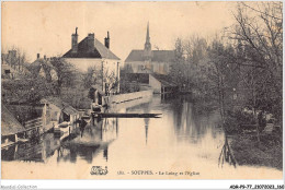 ADRP9-77-0857 - SOUPPES - Le Loing Et L'église - Souppes Sur Loing