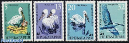 Bulgaria 1984 WWF, Pelicans 4v, Mint NH, Nature - Birds - World Wildlife Fund (WWF) - Ongebruikt