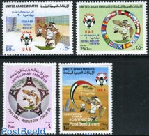 United Arab Emirates 1990 World Cup Football 4v, Mint NH, Sport - Football - Sonstige & Ohne Zuordnung