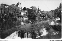 ADTP6-77-0507 - MONTIGNY-SUR-LOING - La Digue Au Bord Du Loing  - Fontainebleau