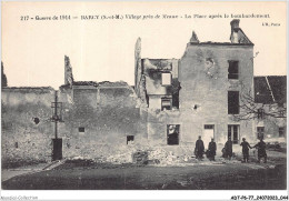 ADTP6-77-0491 - Guerre 1914 - BARCY - Village Près De Meaux - La Place Après Le Bombardement  - Meaux