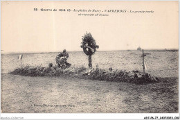 ADTP6-77-0470 - Guerre De 1914-15 - La Pleine De BARCY - VARREDDES - La Grande Tombe Où Reposent 28 Braves  - Meaux