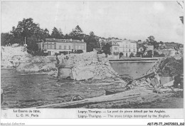 ADTP5-77-0450 - LAGNY-THORIGNY - Le Pont De Pierre Détruit Par Les Anglais  - Lagny Sur Marne